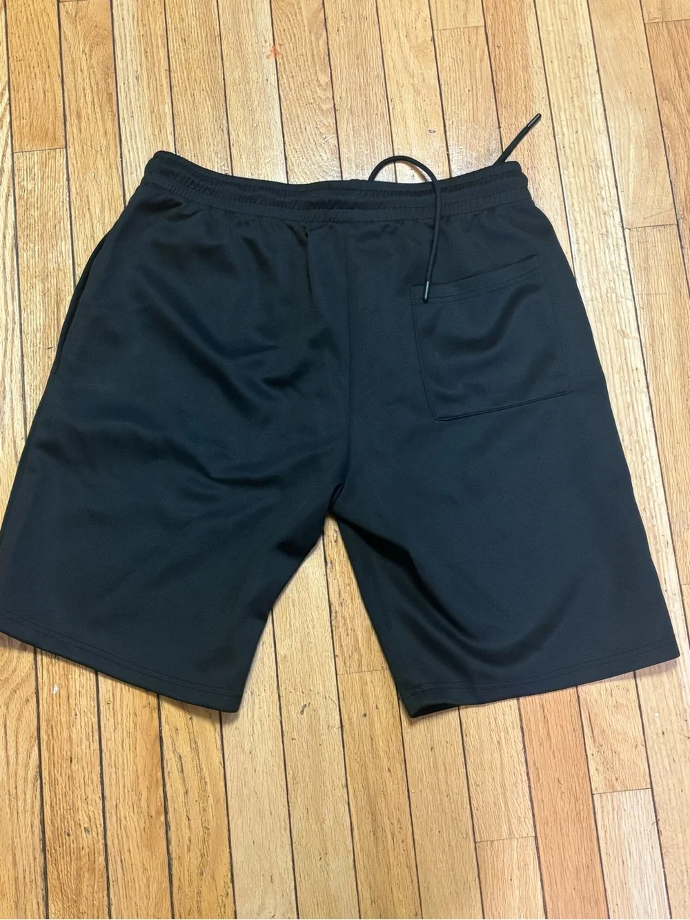 Original Deluxe Black Athletic Shorts with Green & Red Mexico Crest